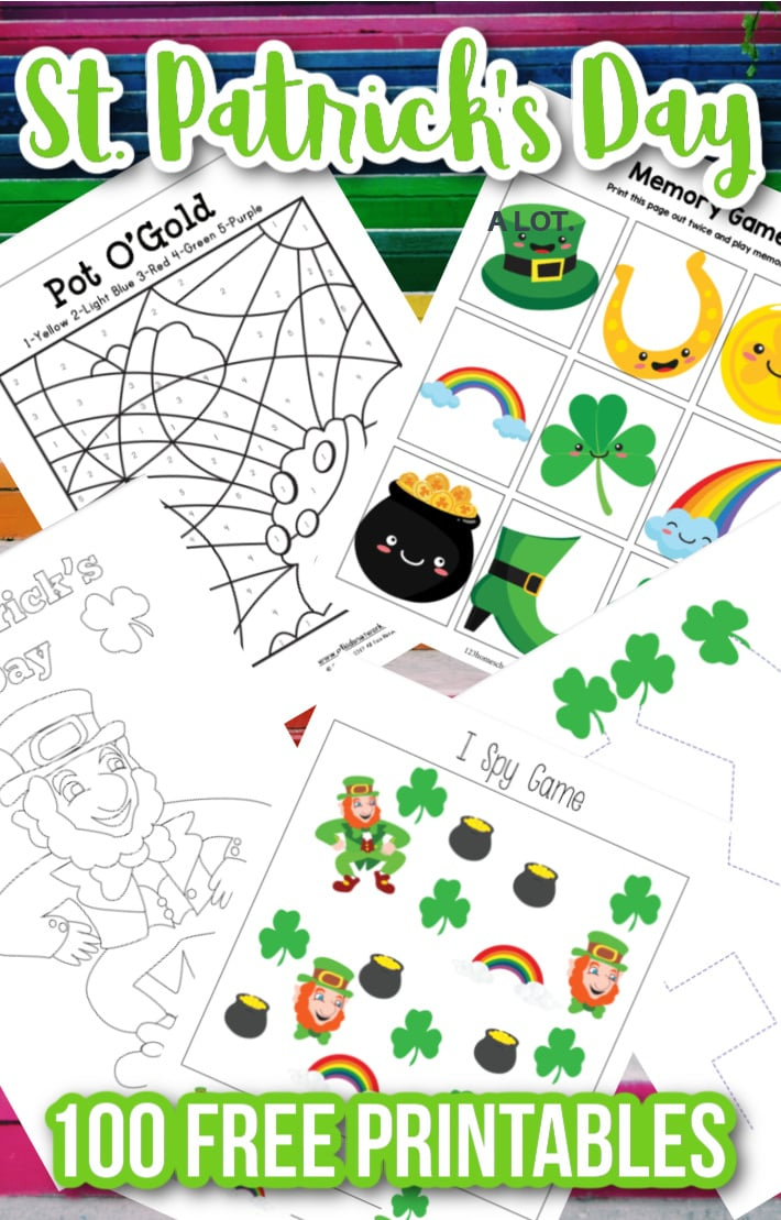 100+ Free St. Patrick'S Day Printables - Worksheets To Leprechaun inside Free St Patricks Day Printables