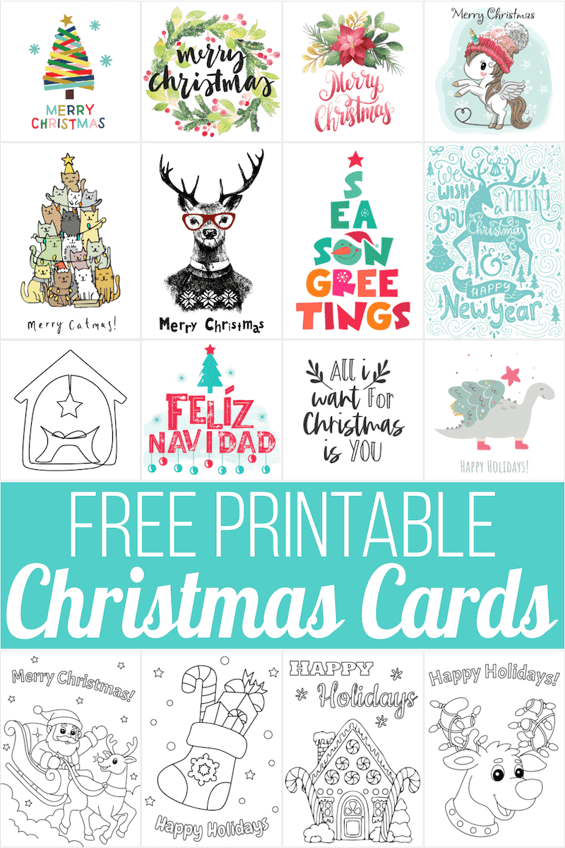 160 Free Printable Christmas Cards For 2025 pertaining to Printable Christmas Cards For Kids
