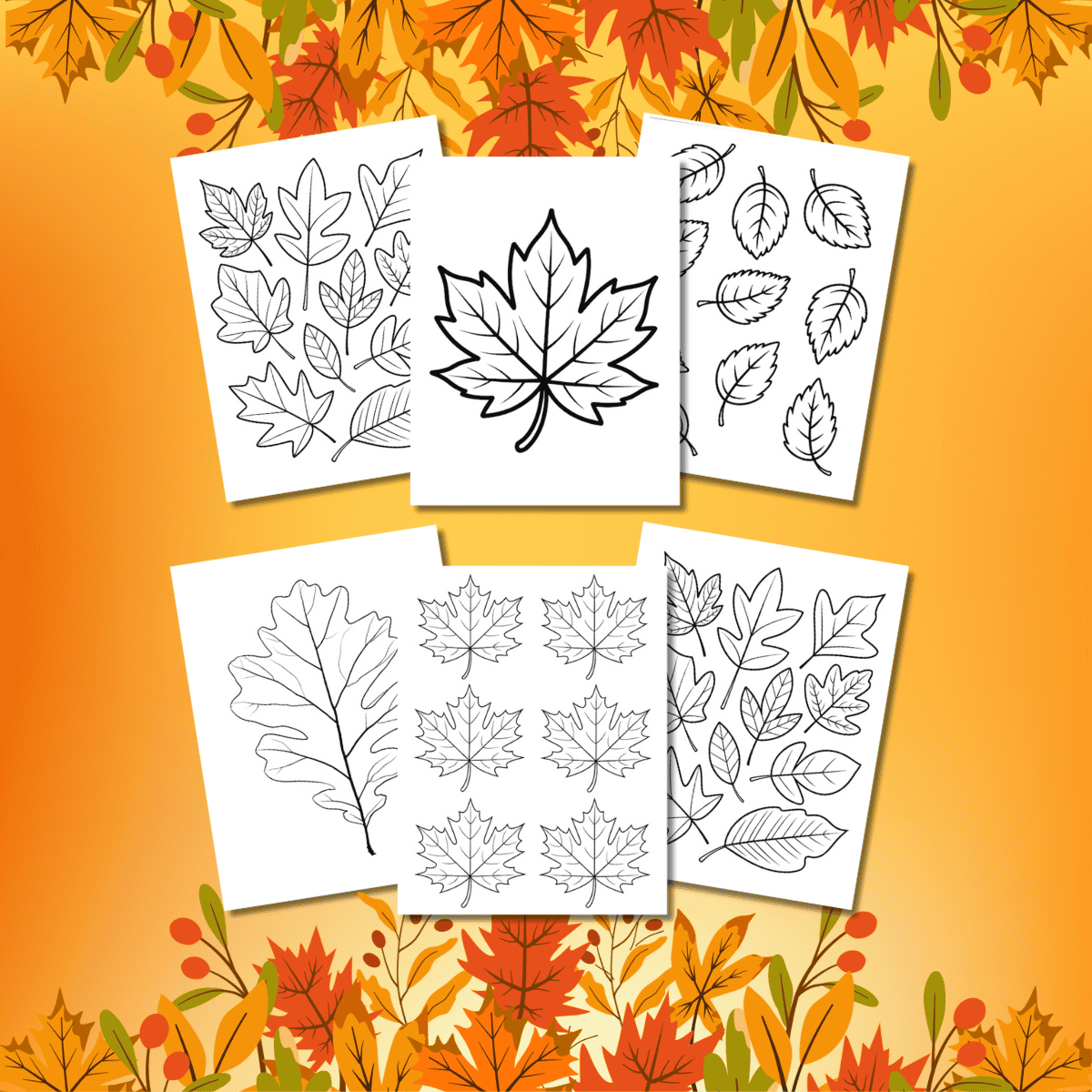20 Free Printable Fall Leaf Templates For Kids - Prudent Penny Pincher pertaining to Fall Leaf Template Free Printable
