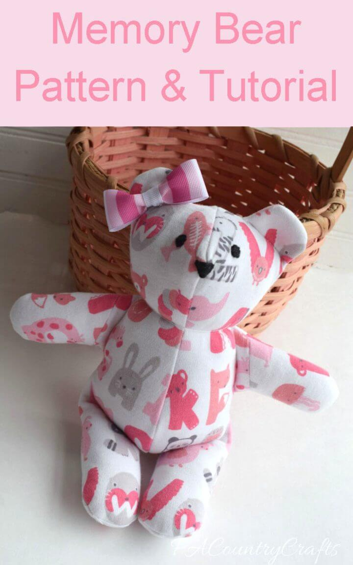 22 Free Teddy Bear Patterns (Pdf Sewing Pattern) pertaining to Free Printable Teddy Bear Patterns