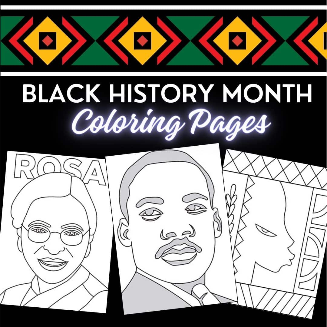 25+ Black History Month Coloring Pages (Printable Pdf Sheets pertaining to African American Black History Month Printable Activities
