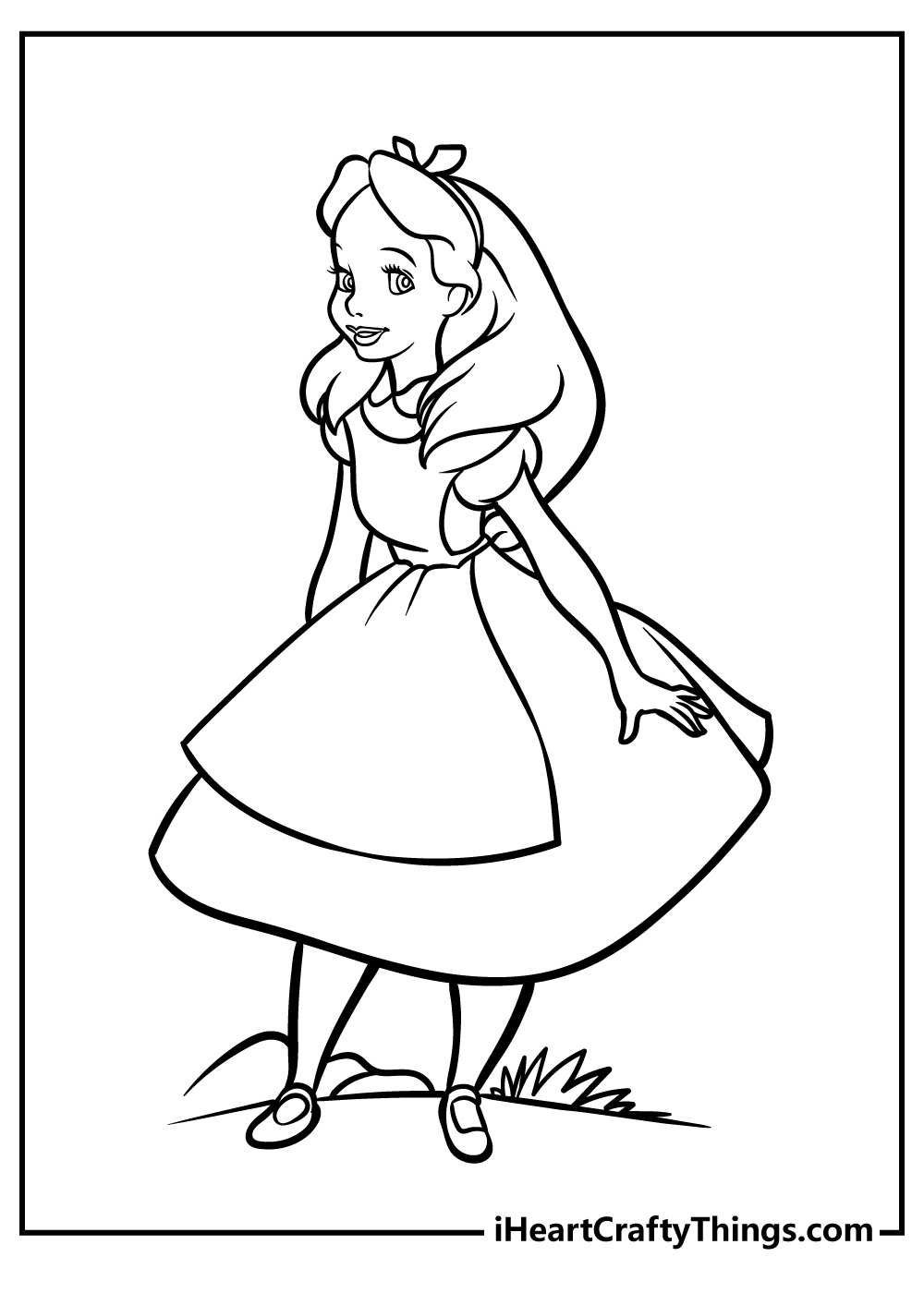 28 Alice In Wonderland Coloring Pages (100% Free Printables) inside Alice In Wonderland Printables Free