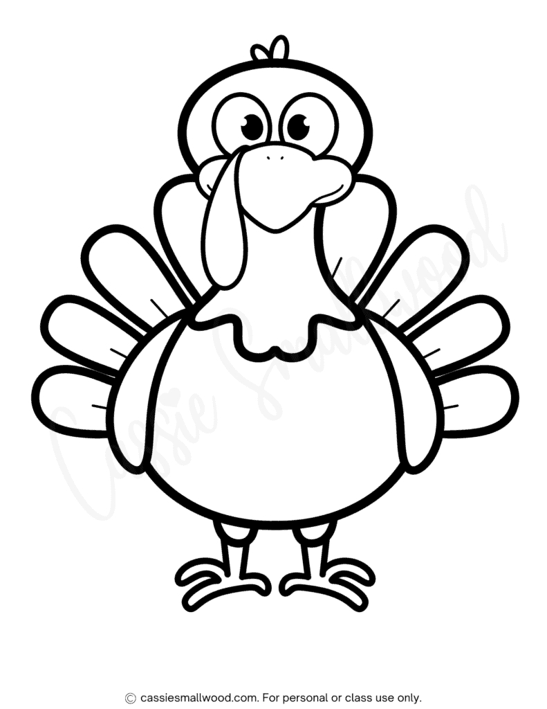 31 Cutest Turkey Templates - Cassie Smallwood throughout Free Printable Template Of A Turkey