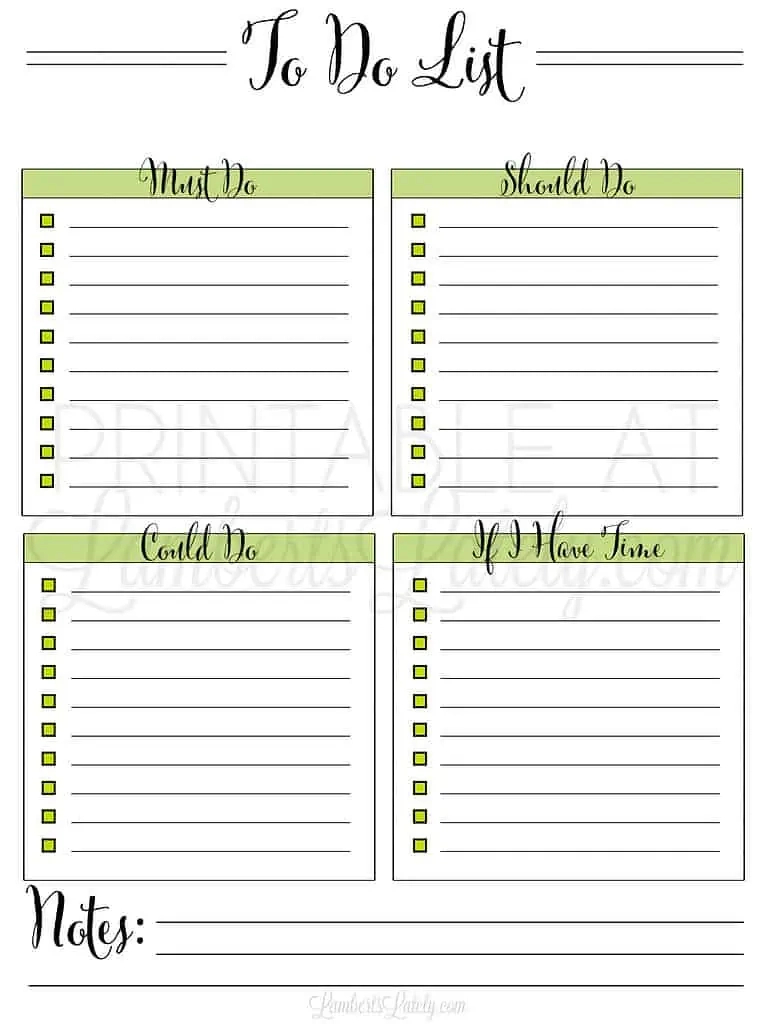 33 Free Printable To Do List Templates | Lamberts Lately within Free Printable to Do List Template