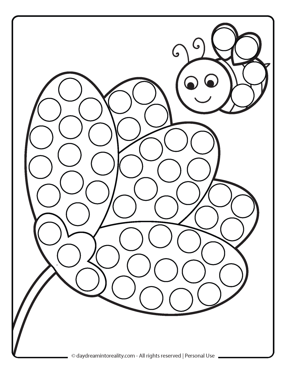 35+ Spring Dot Marker Pages | Free Pdf Printables! ~ Daydream Into for Free Printable Dot Marker Pages