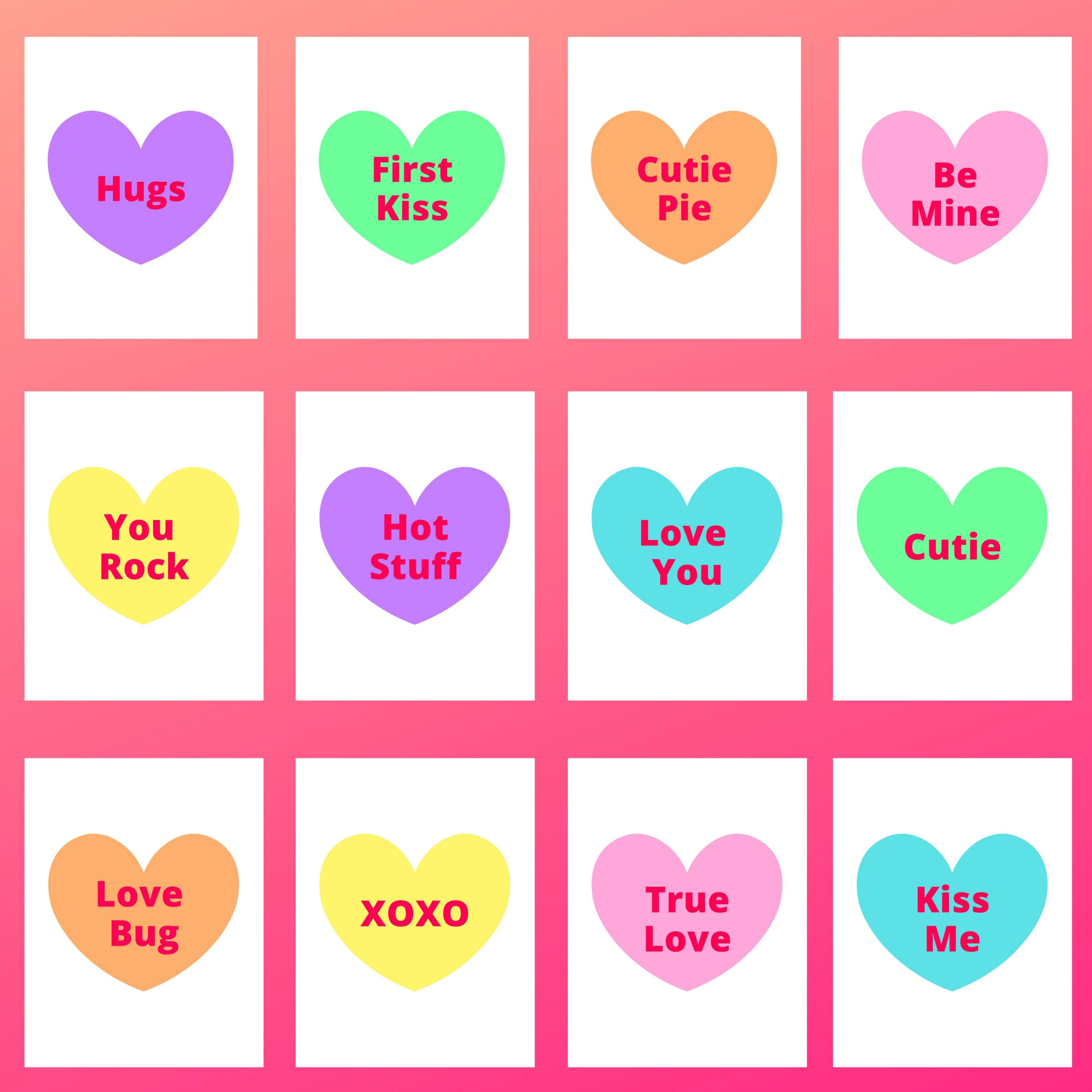 4 Easy Diy Valentine'S Day Printable Banners (Free!) - The throughout Valentine's Day Printable Decorations