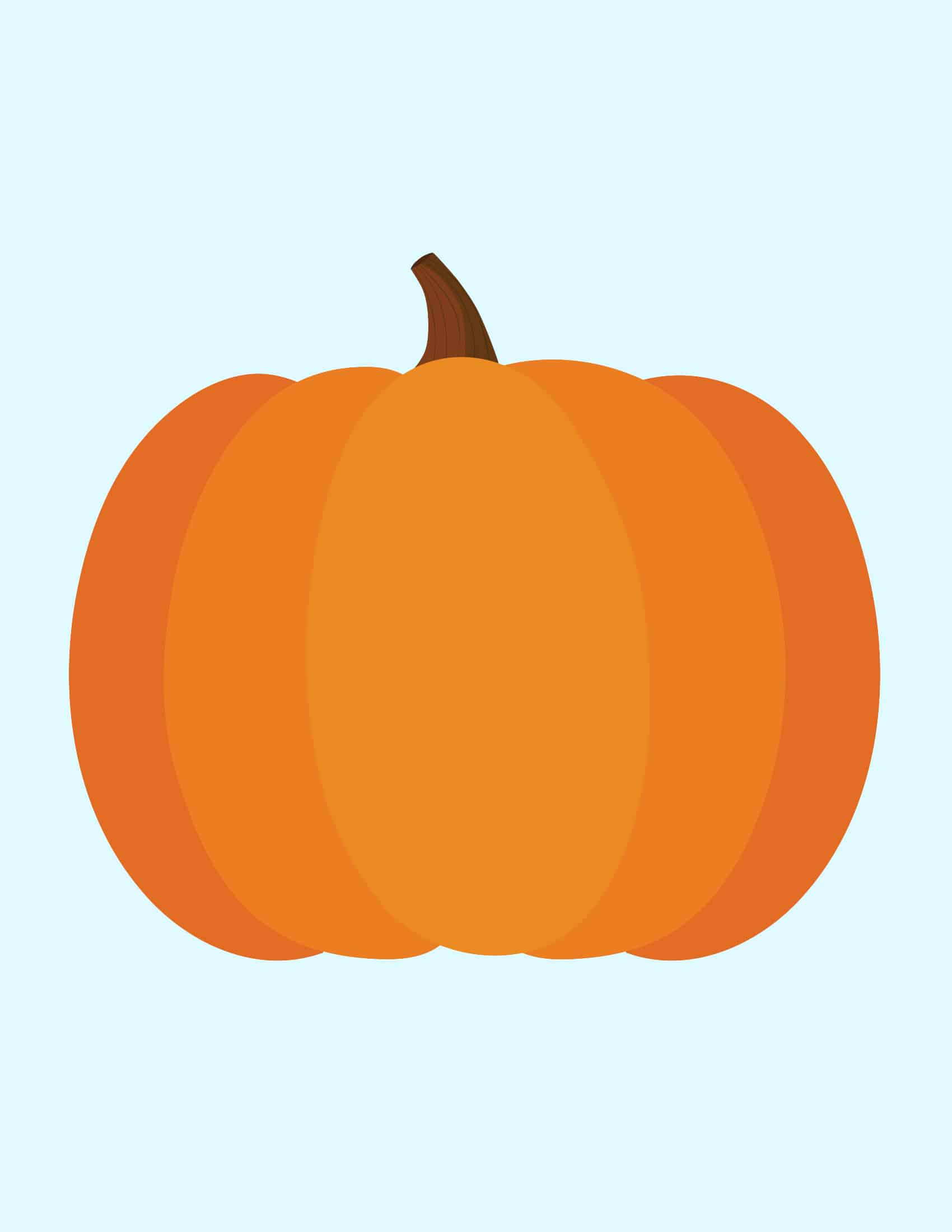 8 Free Pumpkin Printables throughout Free Printable Picture of a Pumpkin