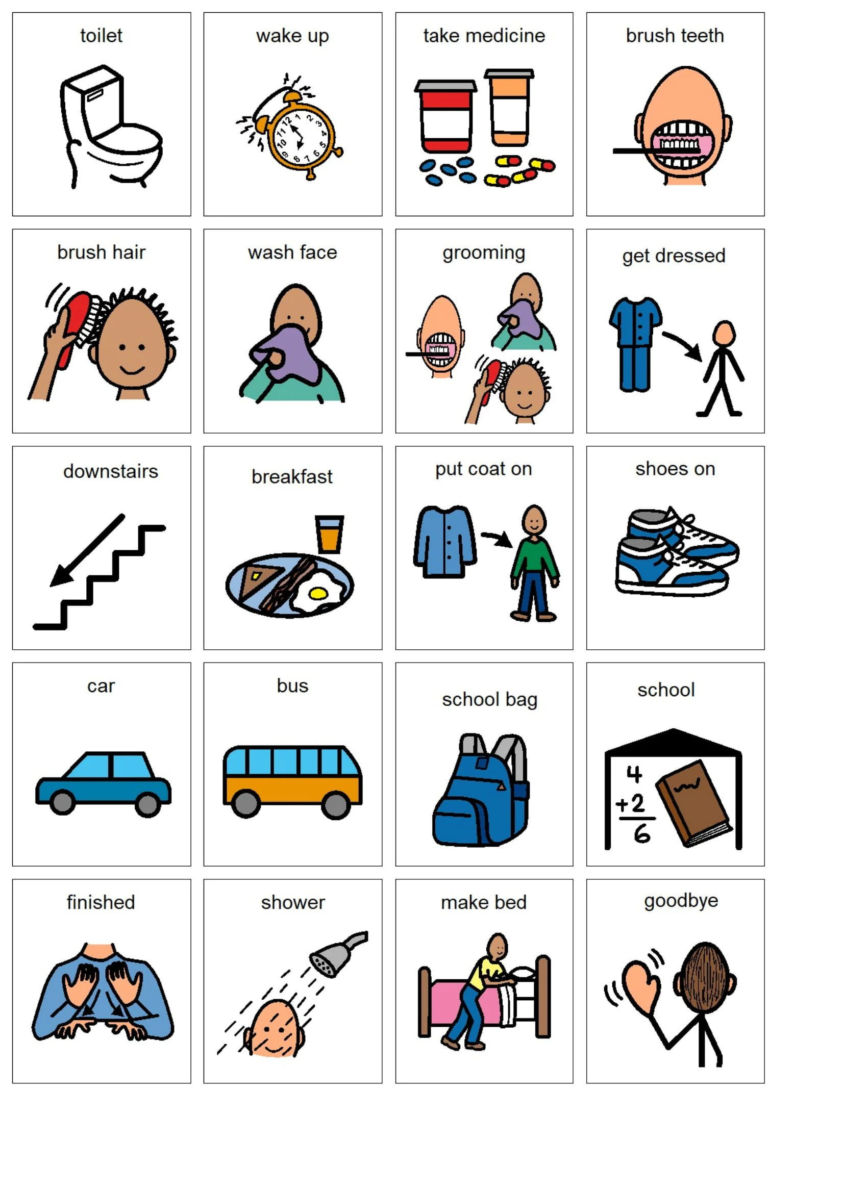 Autism Activities Printable - Printable Bingo Cards pertaining to Free Printable Activities For Autism