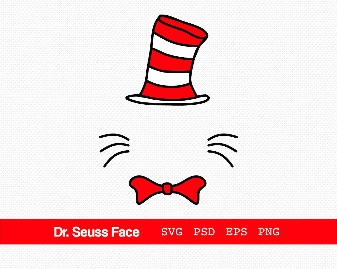 Cat In The Hat Printable Blank Dr Seuss Hat Template Cat Hat in Cat In The Hat Face Printable
