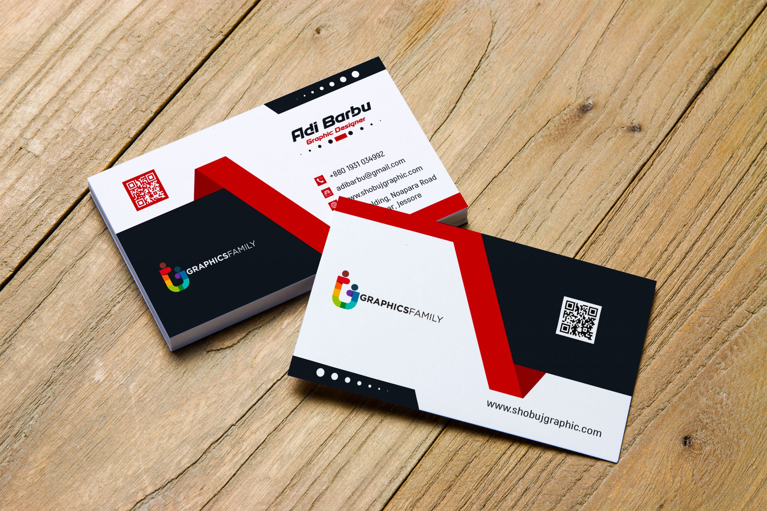 Creative Business Card Design Free Template Download – Graphicsfamily inside Business Card Creator Free Printable