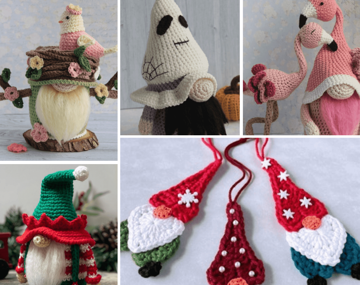 Crochet Gnome: Perfect Makes For Any Season - Crochet 365 Knit Too in Printable Crochet Gnome Pattern Free