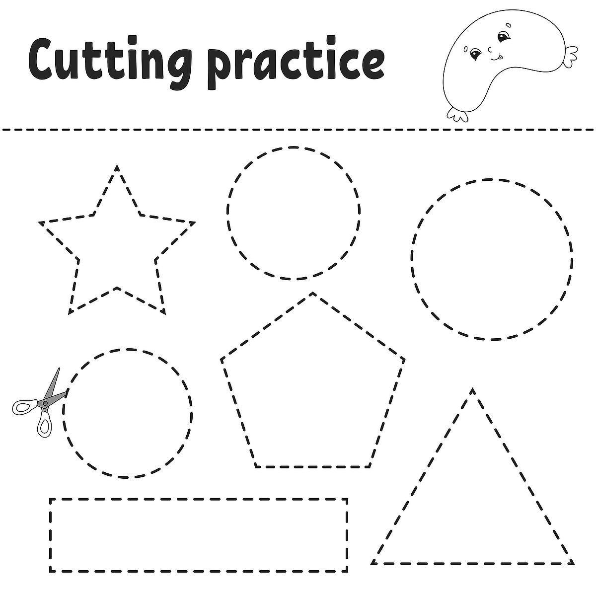 Cutting Practice Printables Free - Printable Bingo Cards pertaining to Printable Cutting Activities For Preschoolers