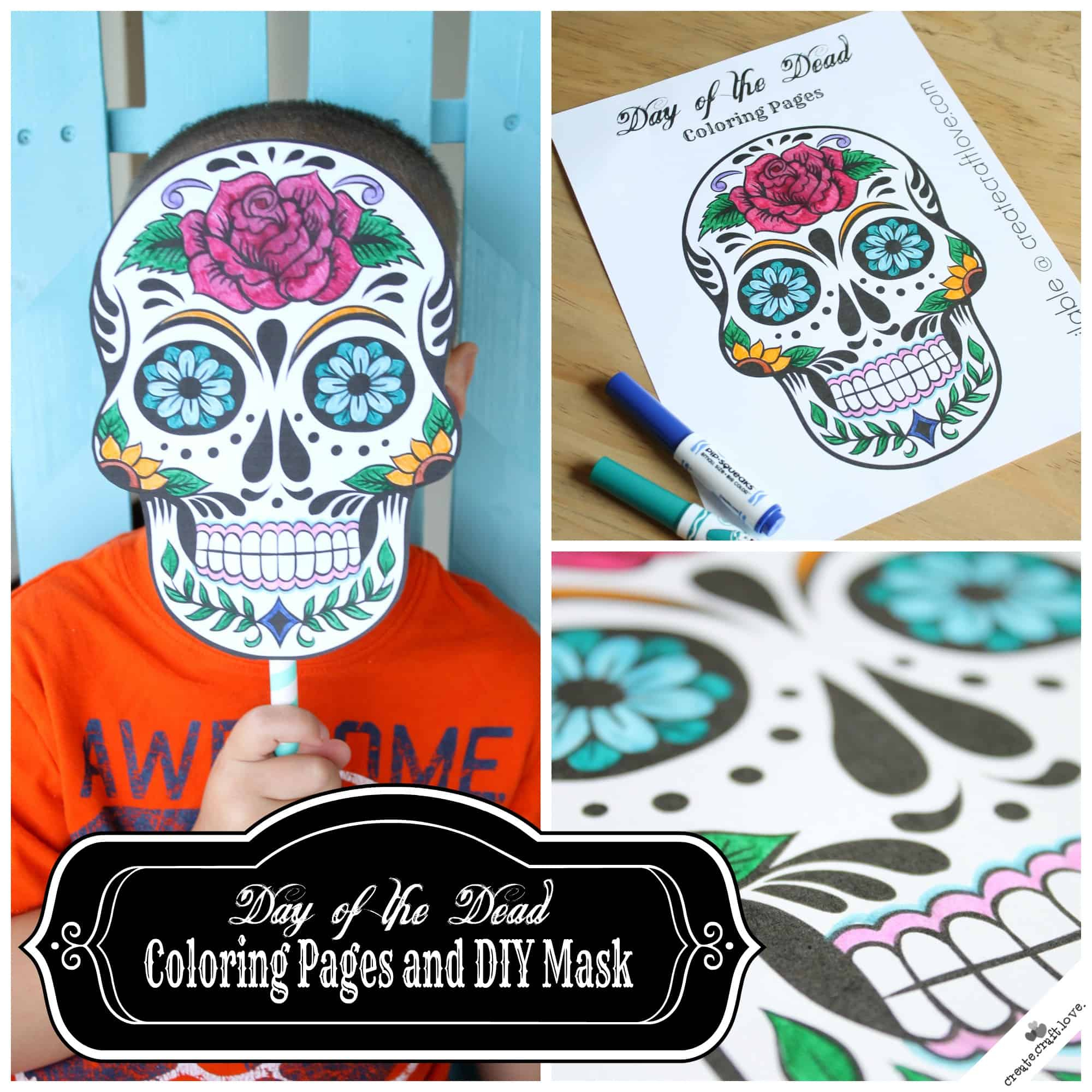 Day Of The Dead Mask Printable with regard to Day Of Dead Printable Masks