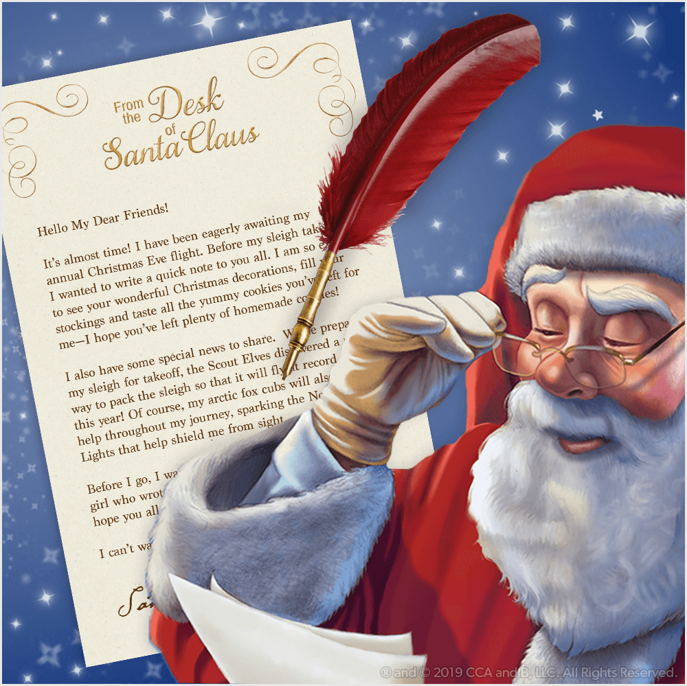 Download A Free, Printable Letter From Santa | The Elf On The Shelf regarding Free Printable Letter From Santa Template Word Free Download