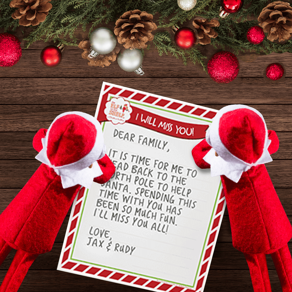 Download A Free, Printable Letter From Your Elf | The Elf On The Shelf in Elf on the Shelf Farewell Letter Printable