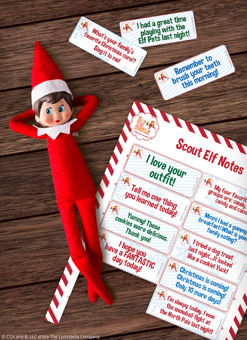Download Free Printable Elf On The Shelf Notes | The Elf On The Shelf in Elf on the Shelf Free Printable Notes