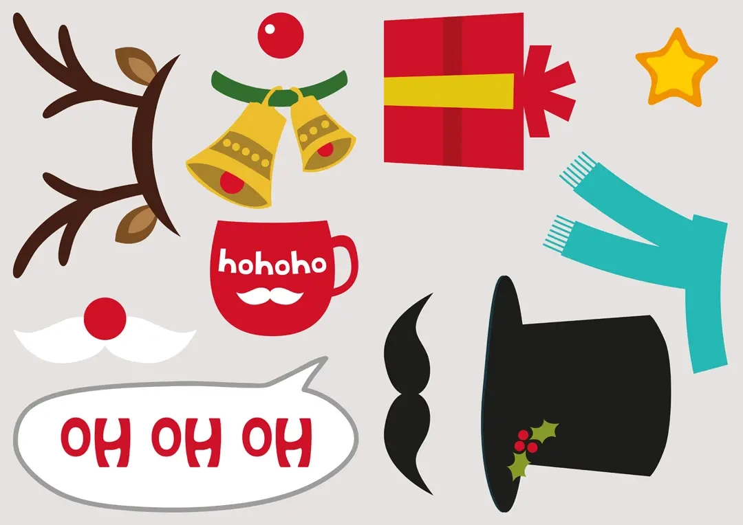 Download Our Free Christmas Photo Booth Props | Photobox within Christmas Printable Photo Booth Props