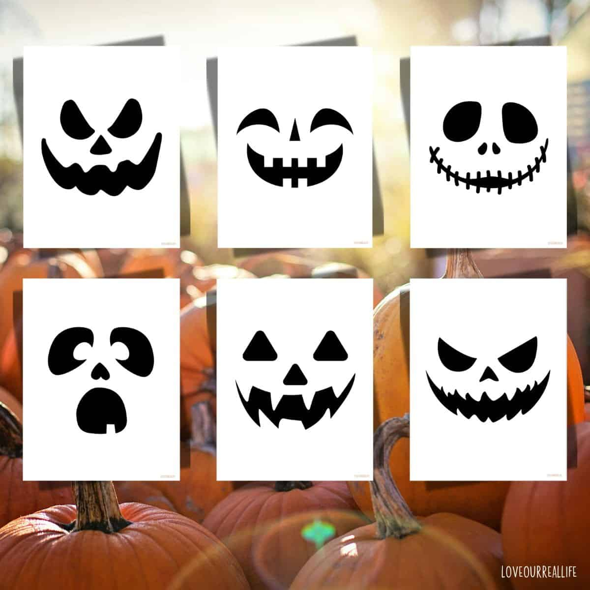Easy Pumpkin Carving Stencils: Free Jack-O&amp;#039;-Lantern Faces To for Jack O Lantern Templates Free Printable