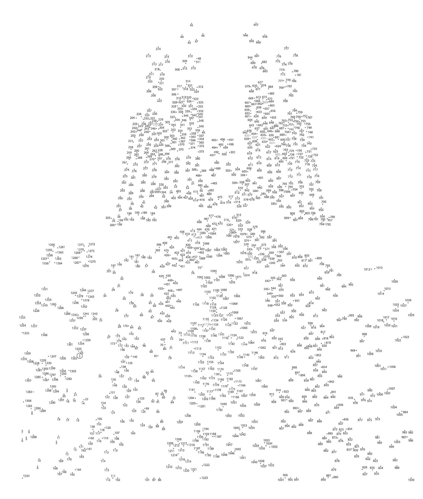 Extreme Dot To Dot for Dot To Dot Printables Extreme
