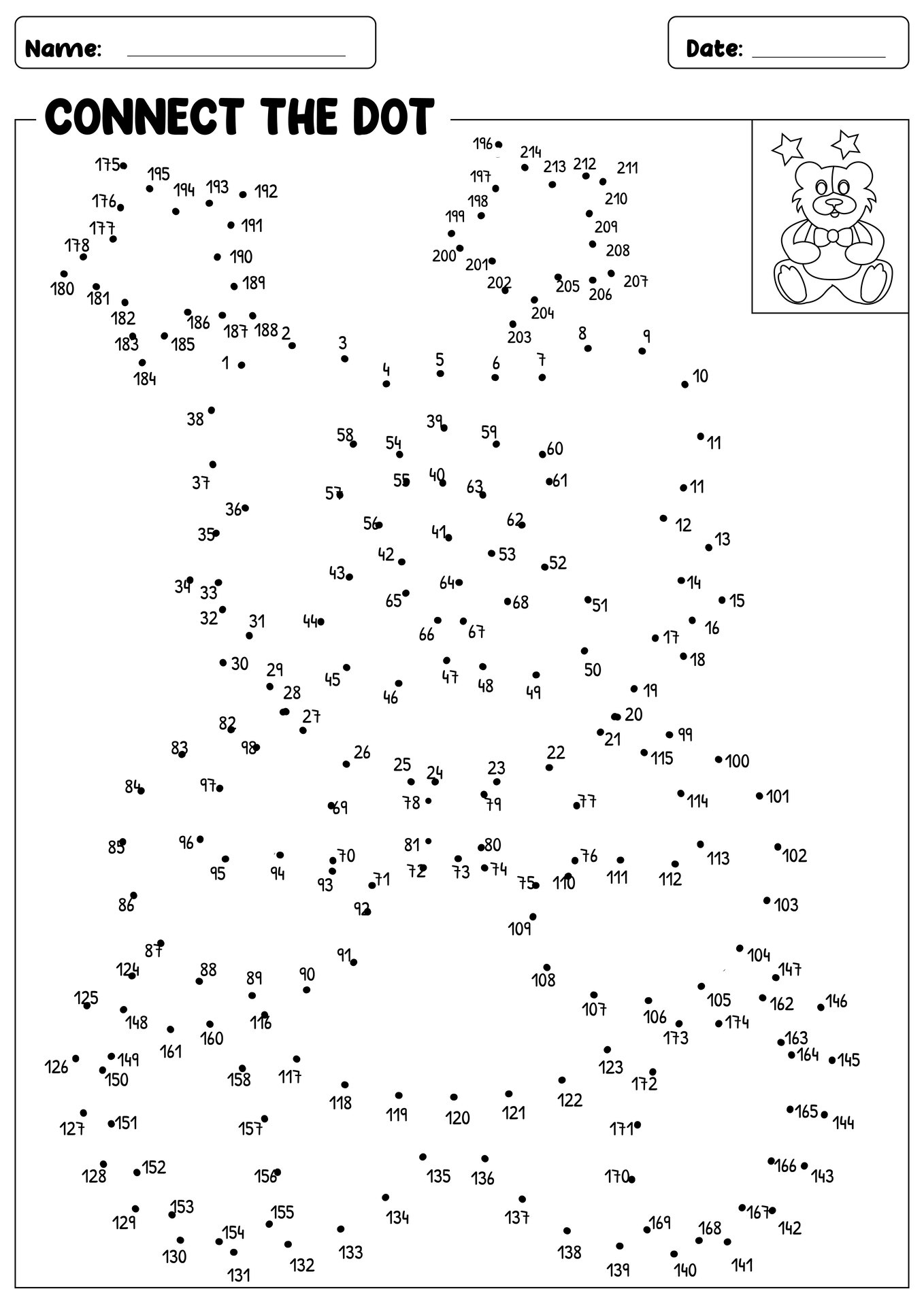 Extreme Dot To Dot Printables Free - Printable Party Favors in Dot to Dot Printables Extreme