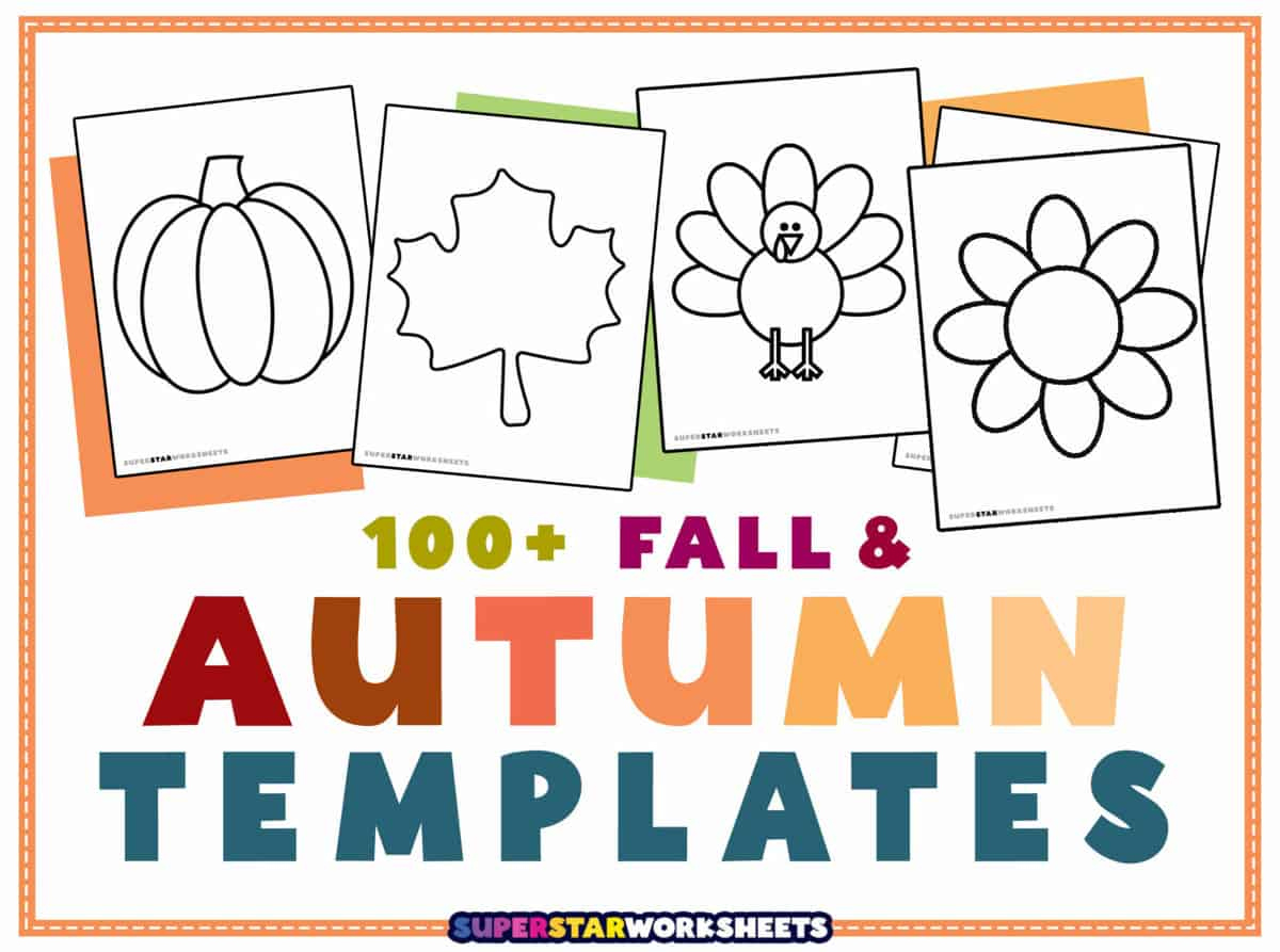Fall Templates (Free Printables) - Superstar Worksheets regarding Free Printable Fall Craft Templates