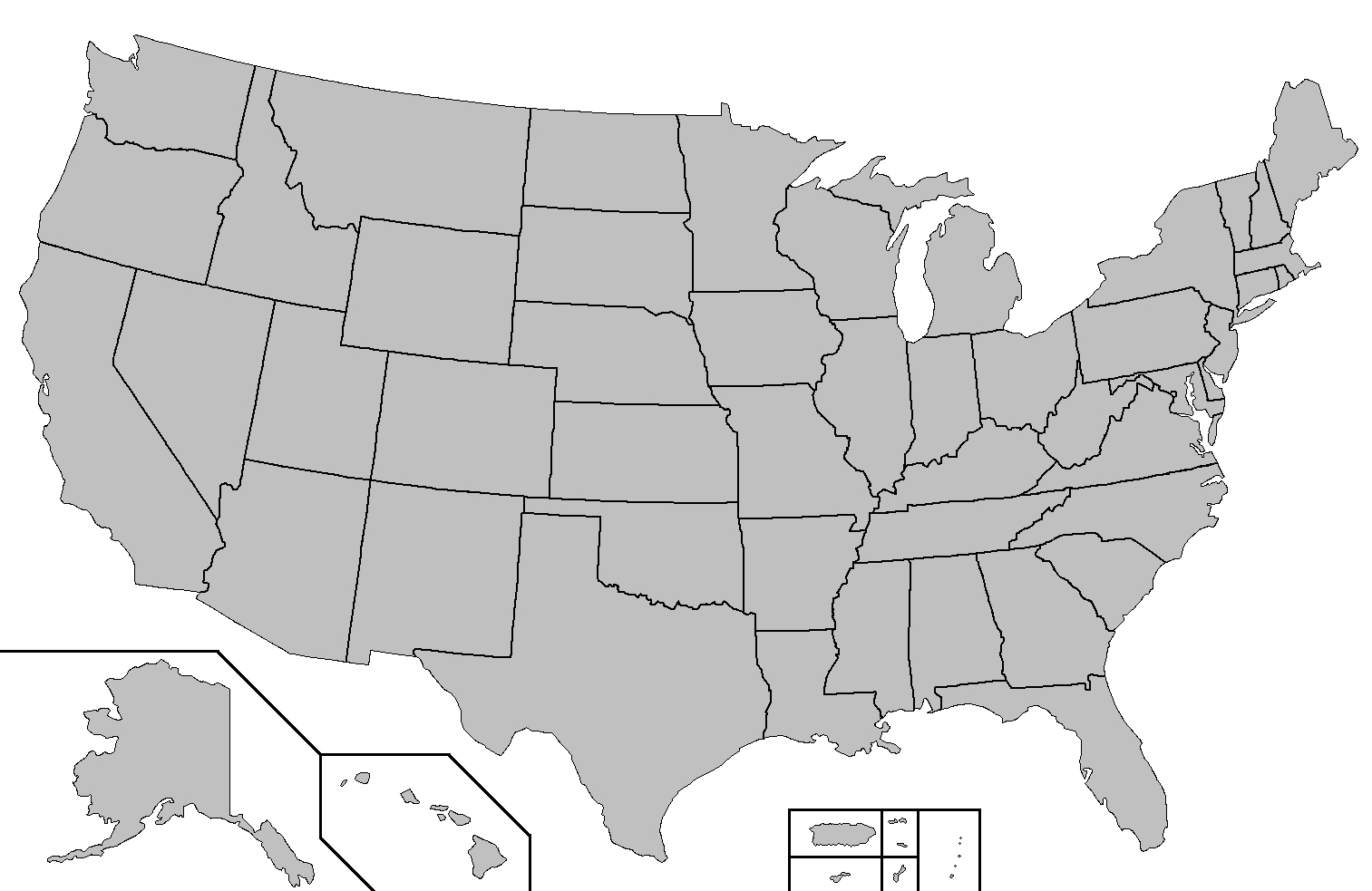File:blank Map Of The United States - Wikimedia Commons with regard to Blank Map United States Printable
