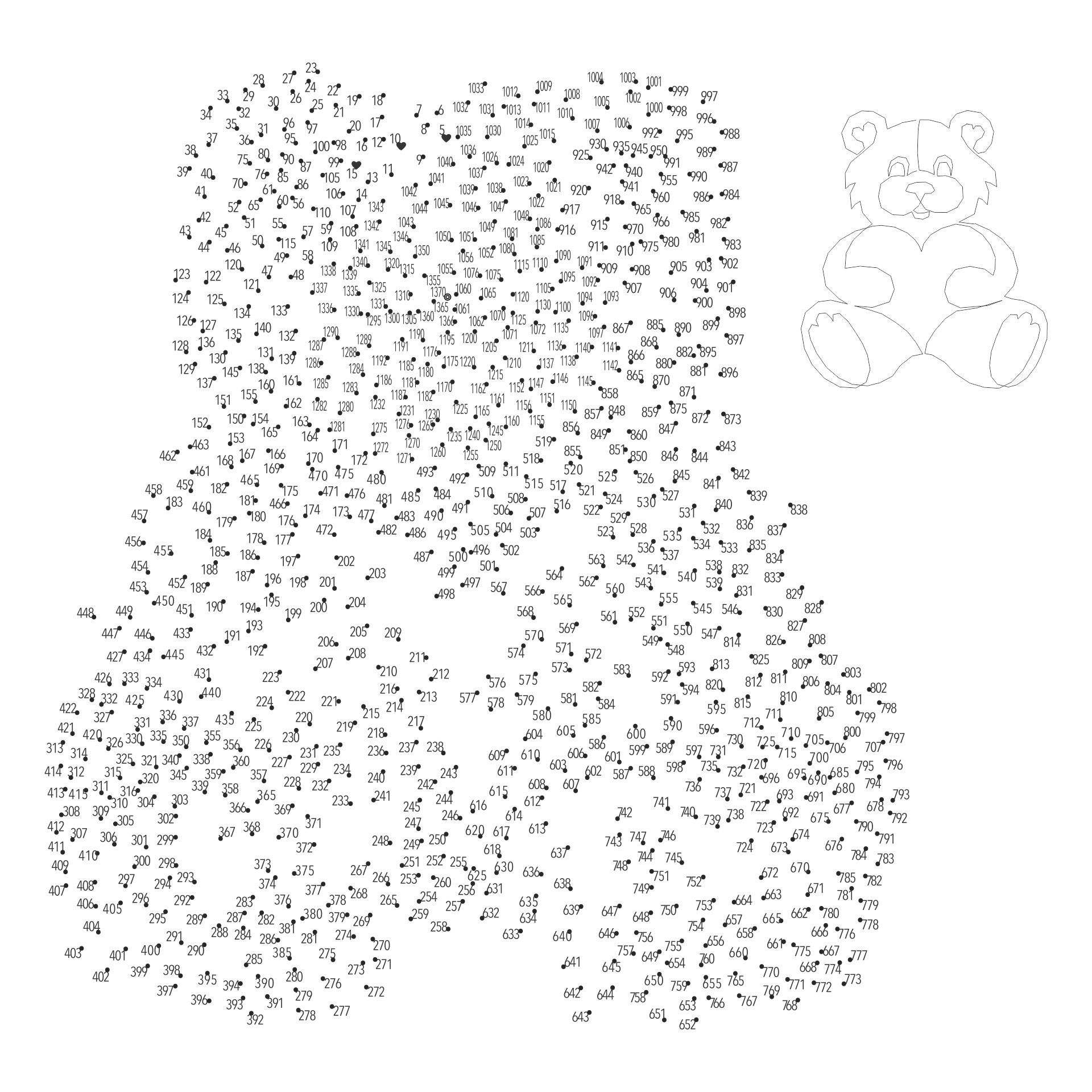 Free 1000 Connect The Dots Printables, Download Free 1000 Connect inside Extreme Dot to Dot Printables 1000 Dots