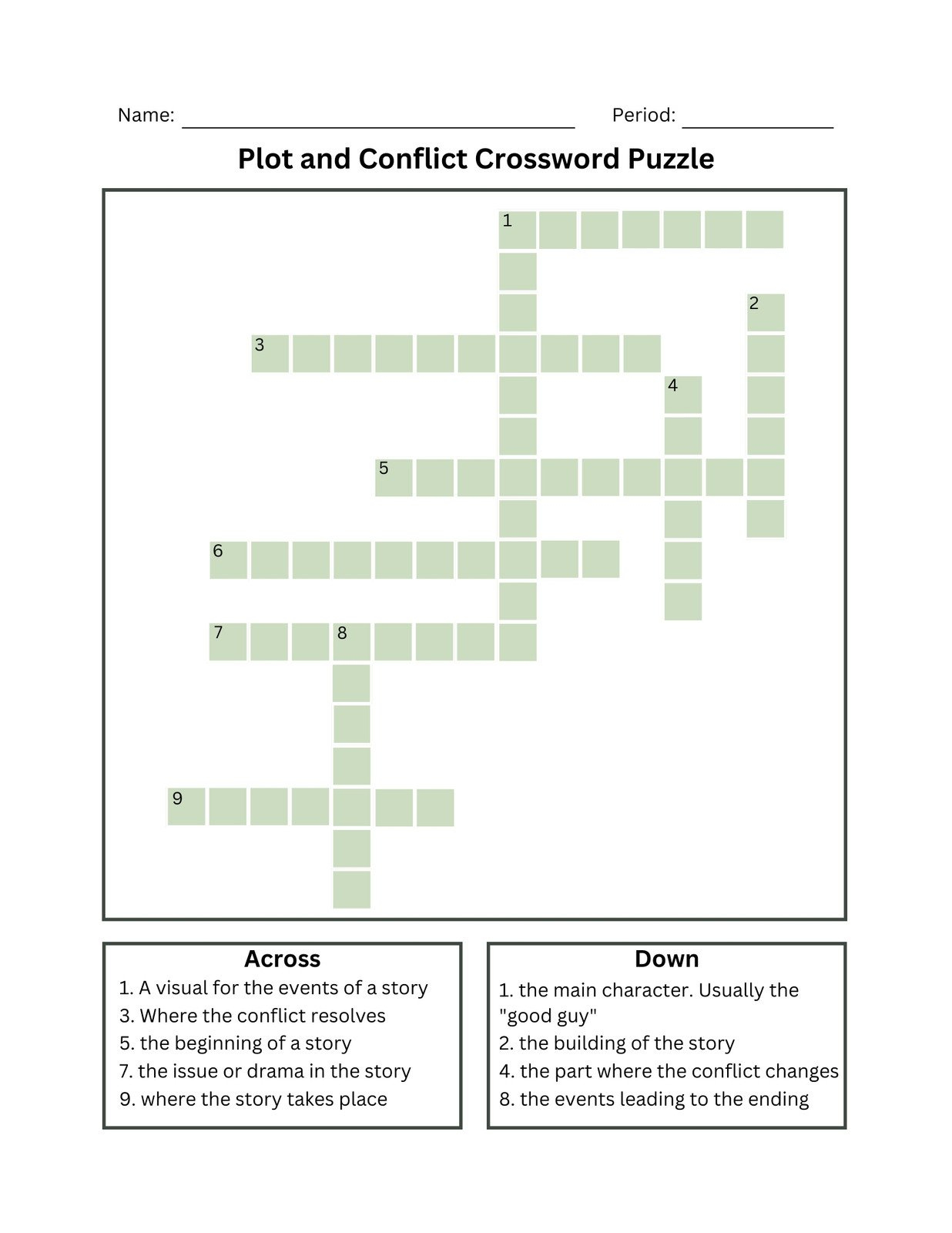 Free And Customizable Crossword Puzzle Templates - Worksheets Library pertaining to Make Your Own Crossword Puzzle Free Printable