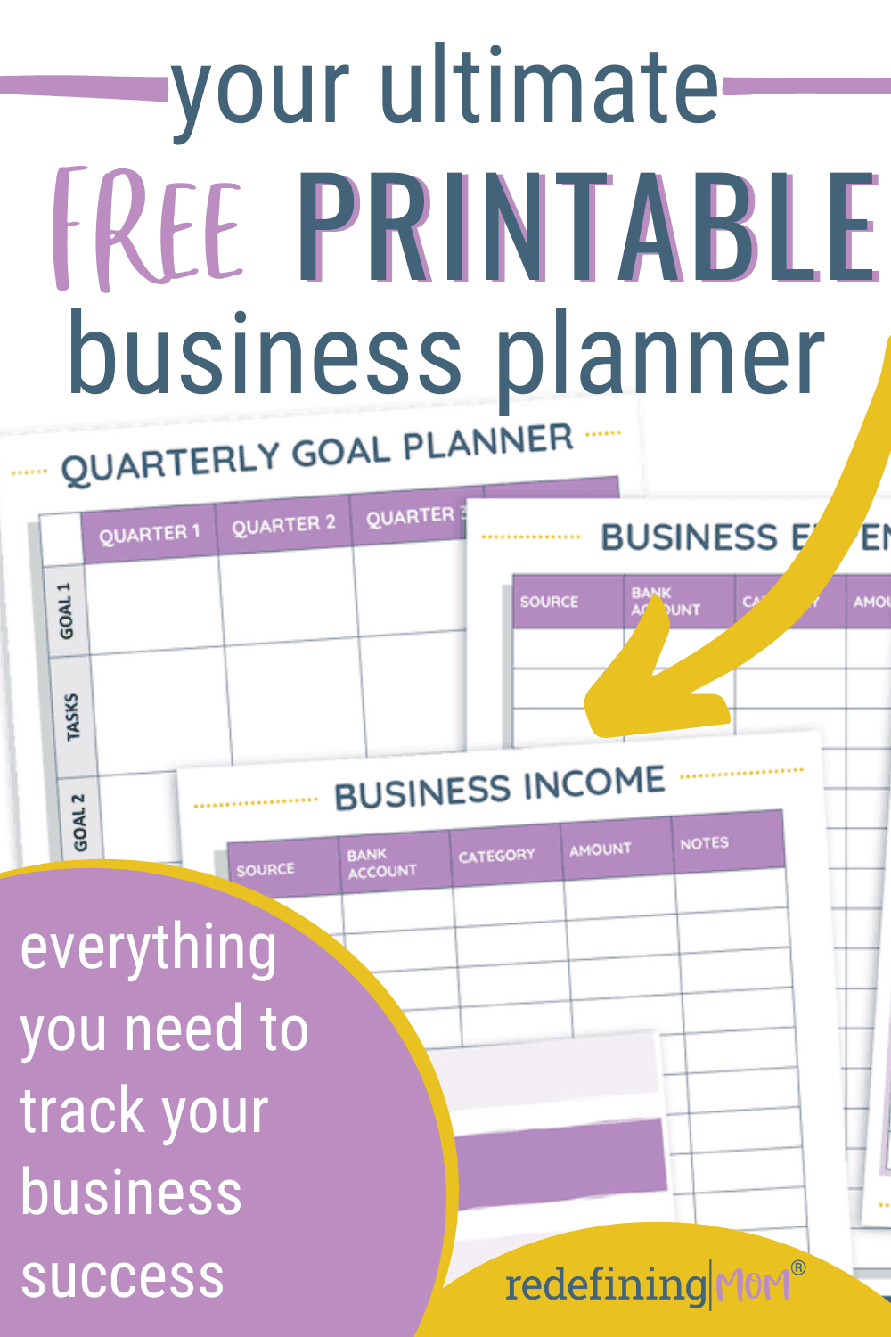 Free Business Tracking Printable Templates - Redefining Mom® inside Free Printables For Small Business