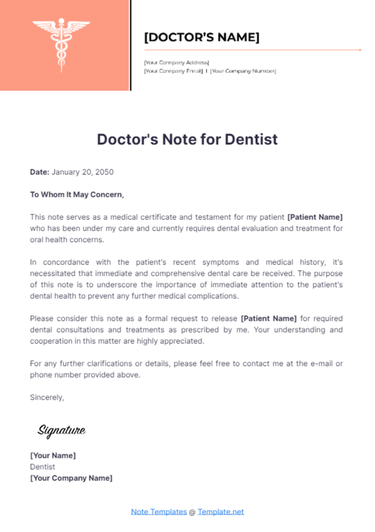 Free Doctor&#039;S Note For Dentist Template To Edit Online pertaining to Free Printable Dentist Excuse Note