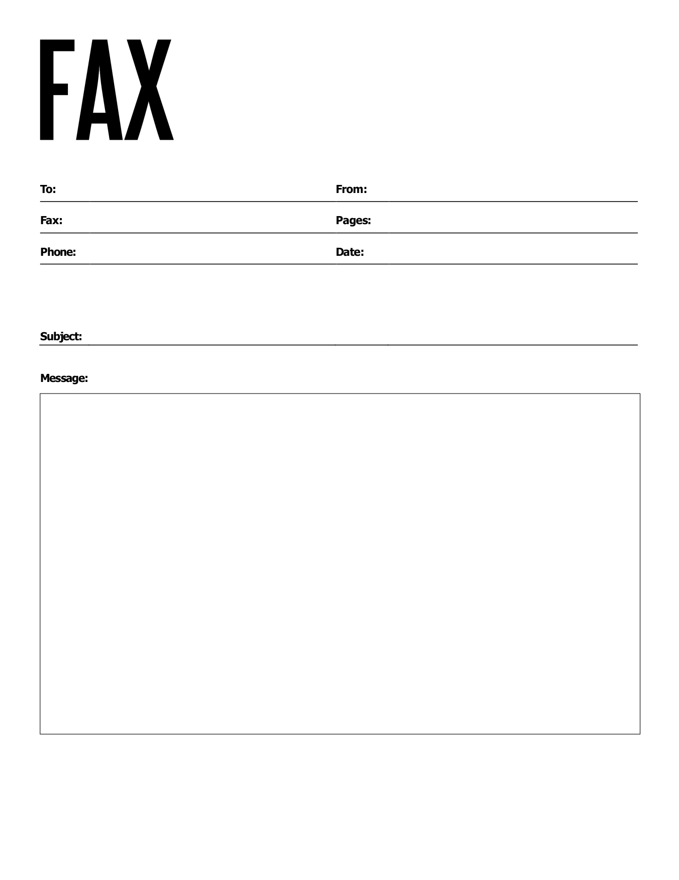 Free Fax Cover Sheets | Faxburner intended for Printable Fillable Fax Cover Sheet Template