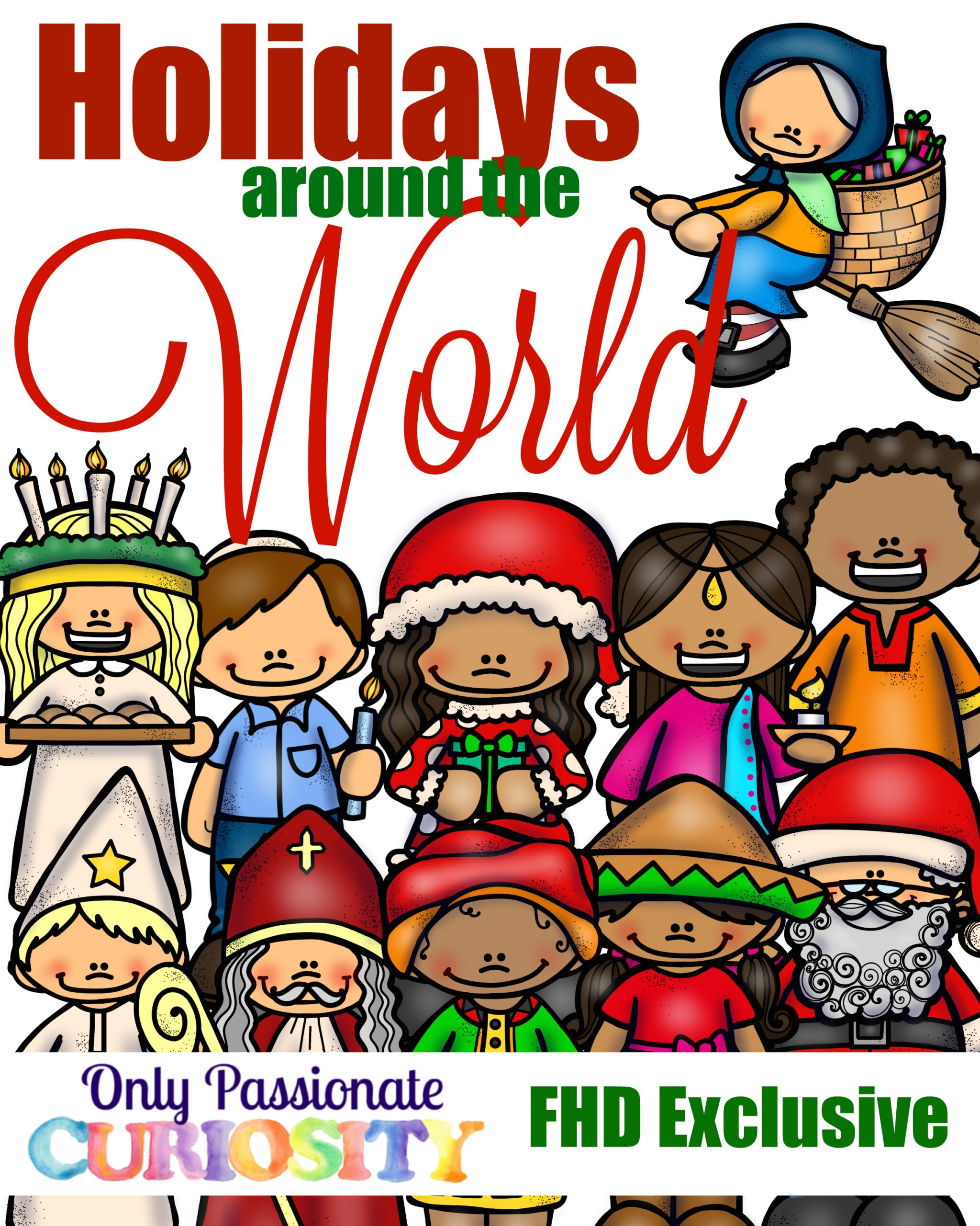 Free Holidays Around The World Pack (Instant Download) with Holidays Around The World Printables