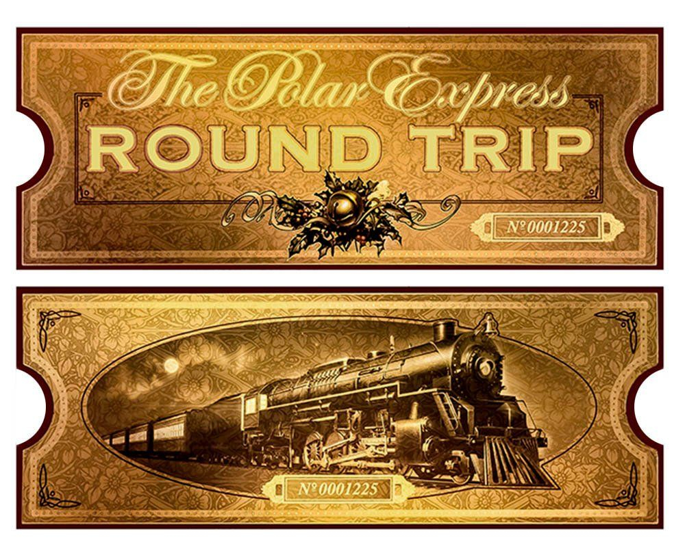 Free Polar Express Printables | Polar Express Printable Ticket throughout Polar Express Ticket Printable Free