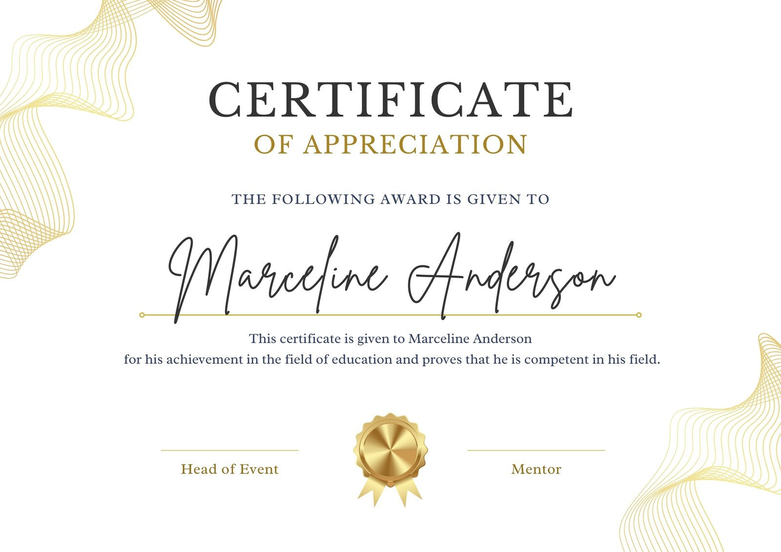 Free, Printable, And Customizable Award Certificate Templates | Canva with regard to Free Printable Certificate Of Recognition