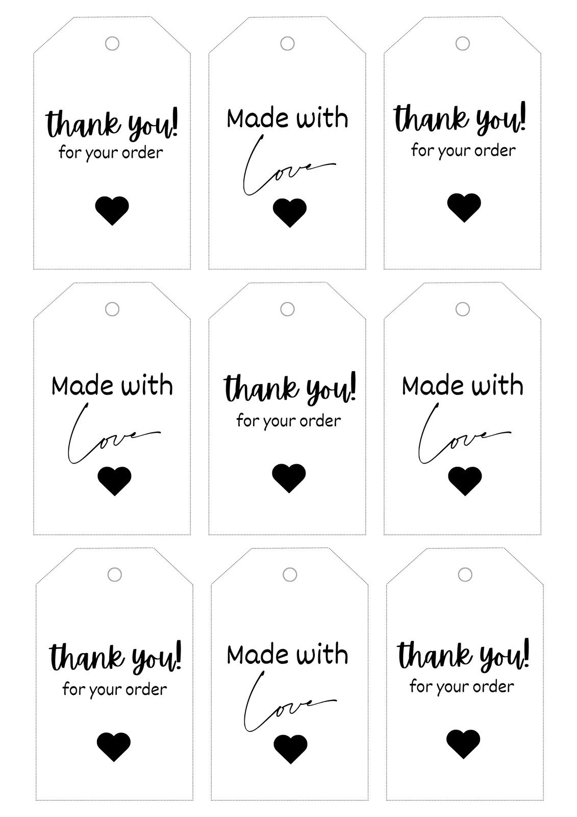 Free, Printable And Customizable Gift Tag Templates | Canva throughout Free Printable Blank Gift Tags Template
