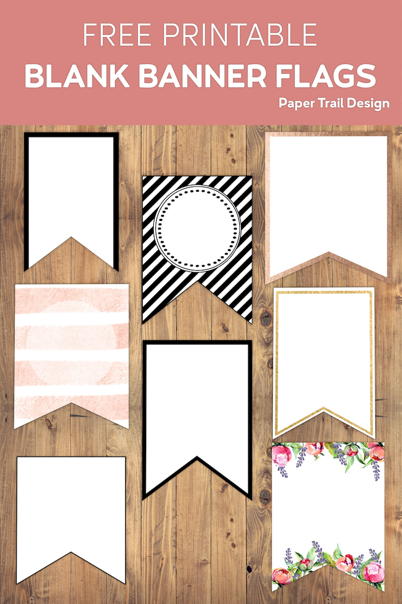 Free Printable Banner Templates {Blank Banners} - Paper Trail regarding Free Printable Banner Maker Online
