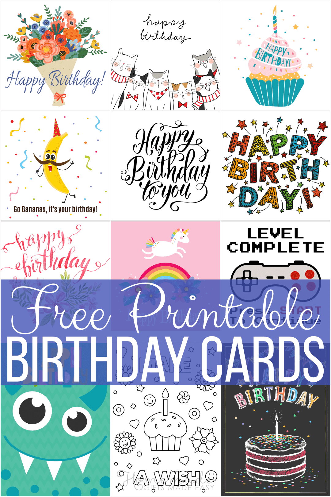 Free Printable Birthday Cards For Everyone with Birthday Cards Online Free Printable