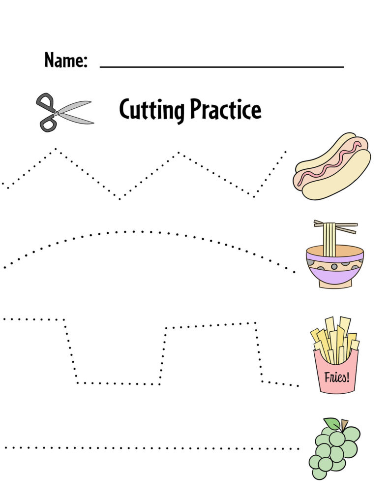 Free Printable Cutting Worksheets For Preschoolers ⋆ The Hollydog throughout Printable Cutting Activities For Preschoolers