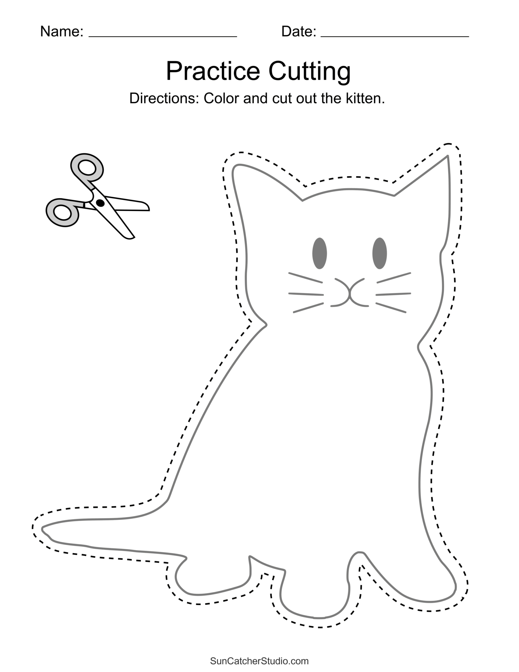 Free Printable Cutting Worksheets For Preschoolers – Free pertaining to Printable Cutting Activities For Preschoolers