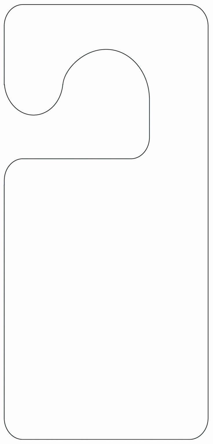 Free Printable Door Hanger Template inside Free Printable Door Hanger Template