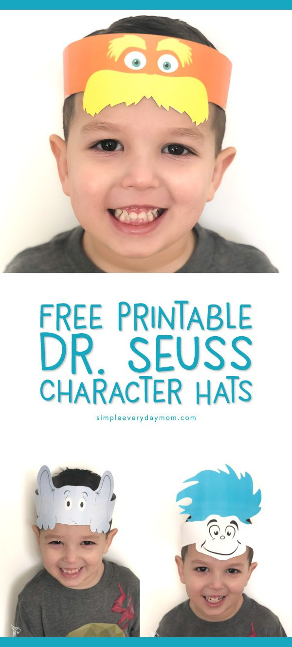 Free Printable Dr Seuss Hats For Kids in Free Printable Dr Seuss Hat