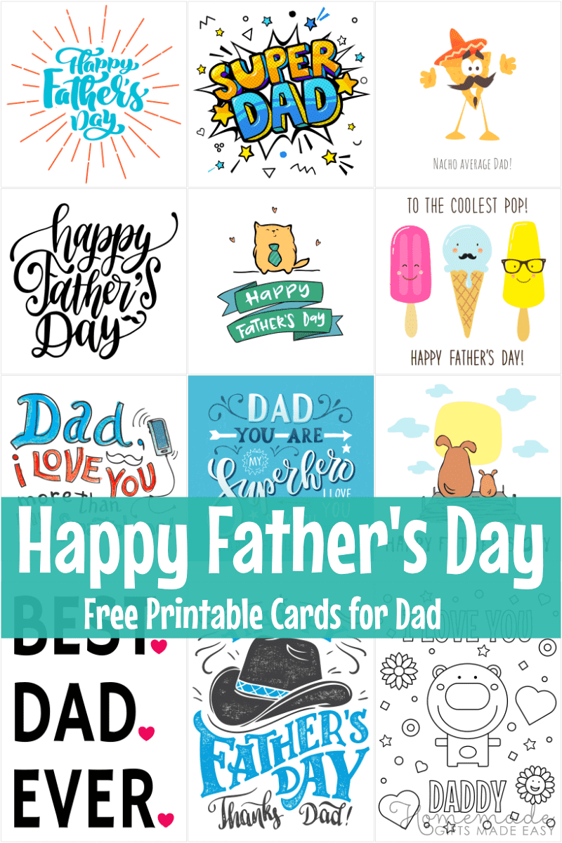 Free Printable Father'S Day Cards 2025 throughout Free Fathers Day Card Printables