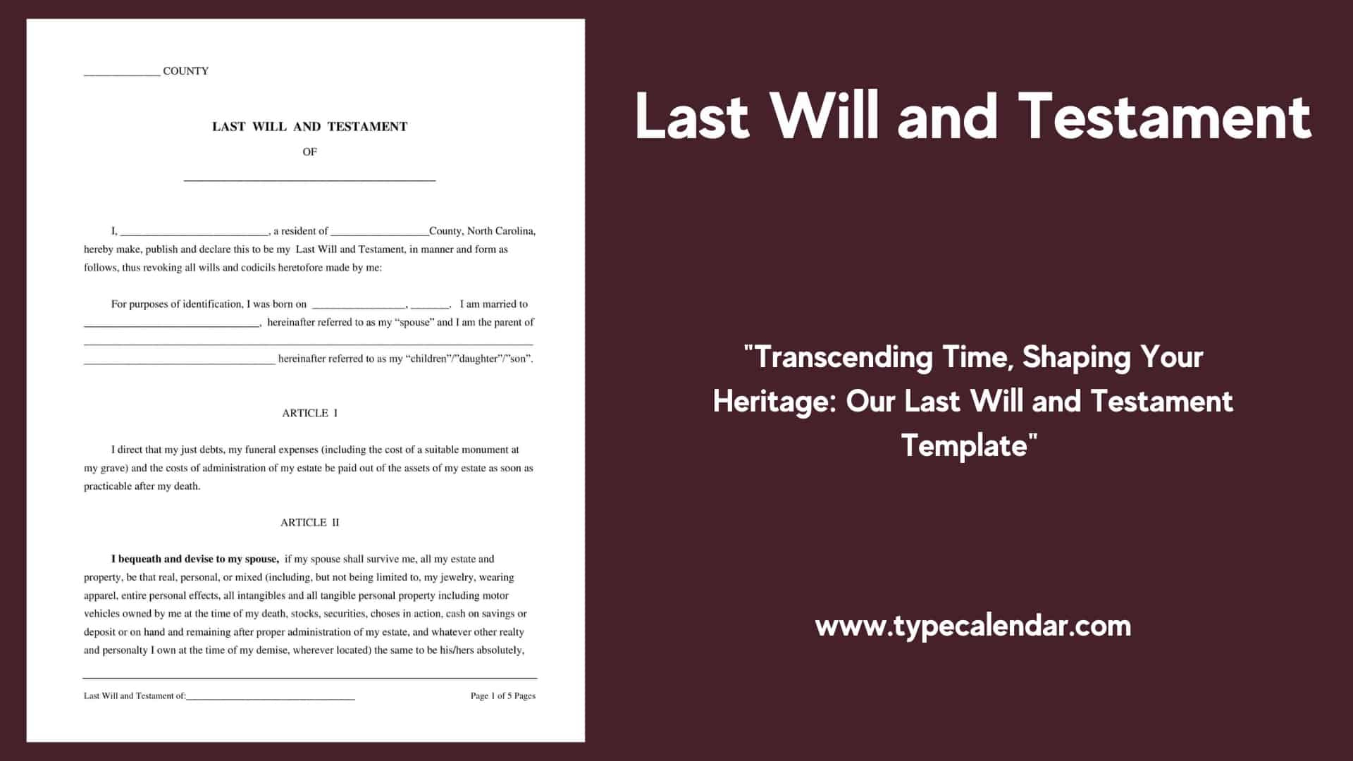Free Printable Last Will And Testament Templates [Pdf, Word] within Downloadable Free Printable Will Forms