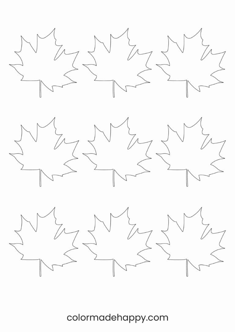 Free Printable Leaf Template with regard to Fall Leaf Template Free Printable