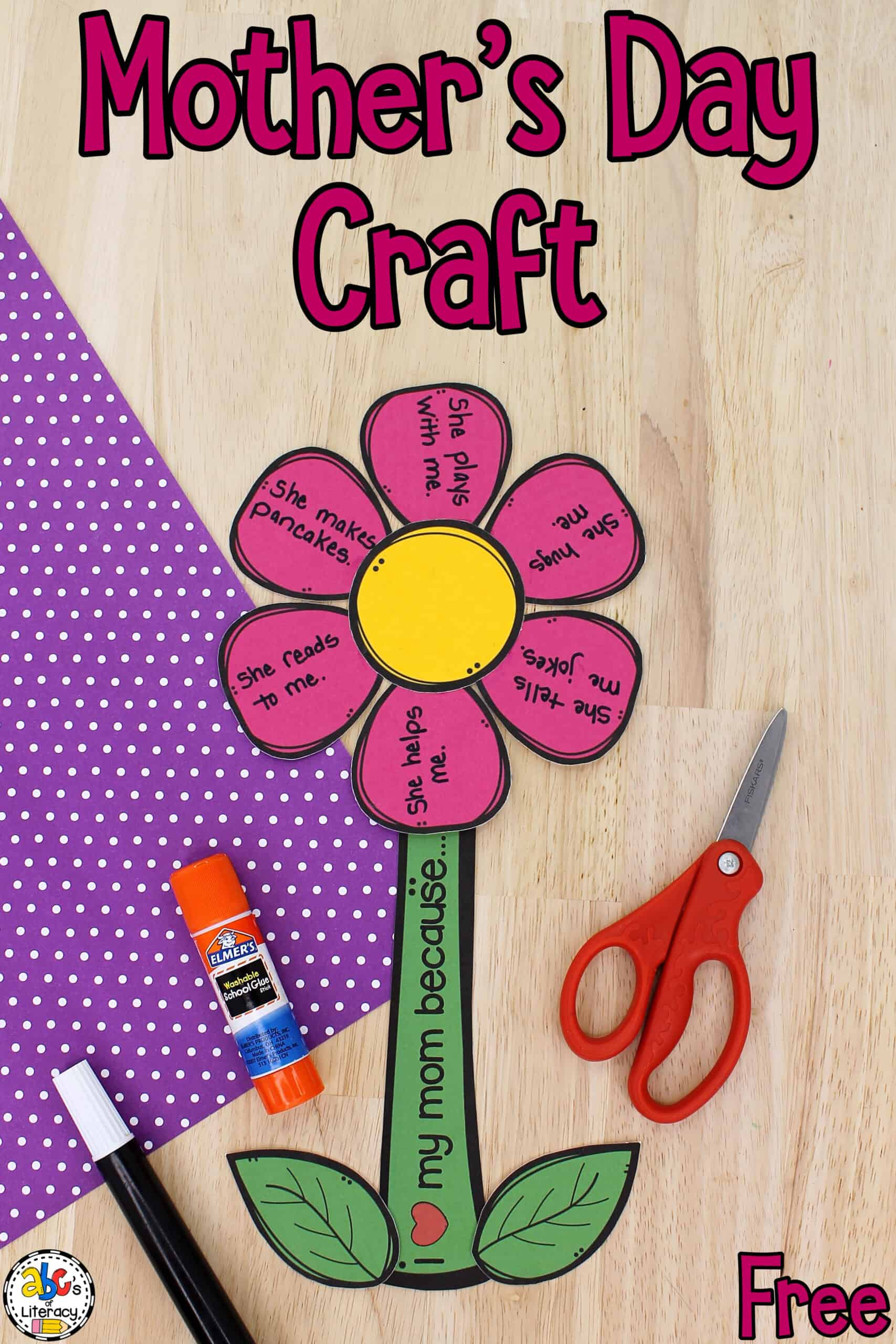 Free Printable Mothers Day Flower Crafts For Preschoolers Flower with regard to Mother&amp;amp;#039;s Day Flower Printable