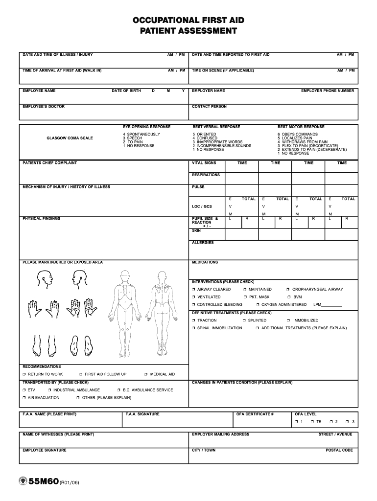 Free Printable Patient Assessment Forms: Fill Out & Sign Online regarding Free Printable Patient Assessment Forms