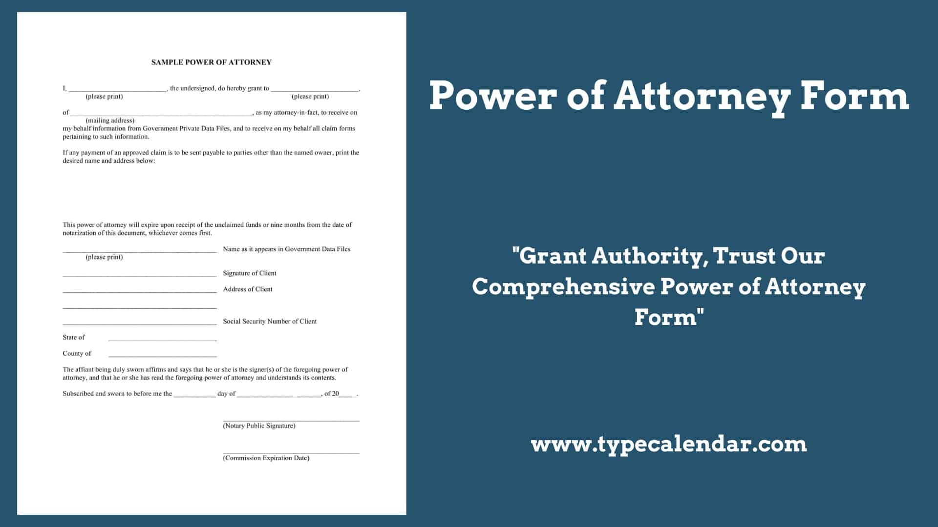Free Printable Power Of Attorney Form Templates [Pdf, Word] Poa inside Printable Wills And Power Of Attorney Forms
