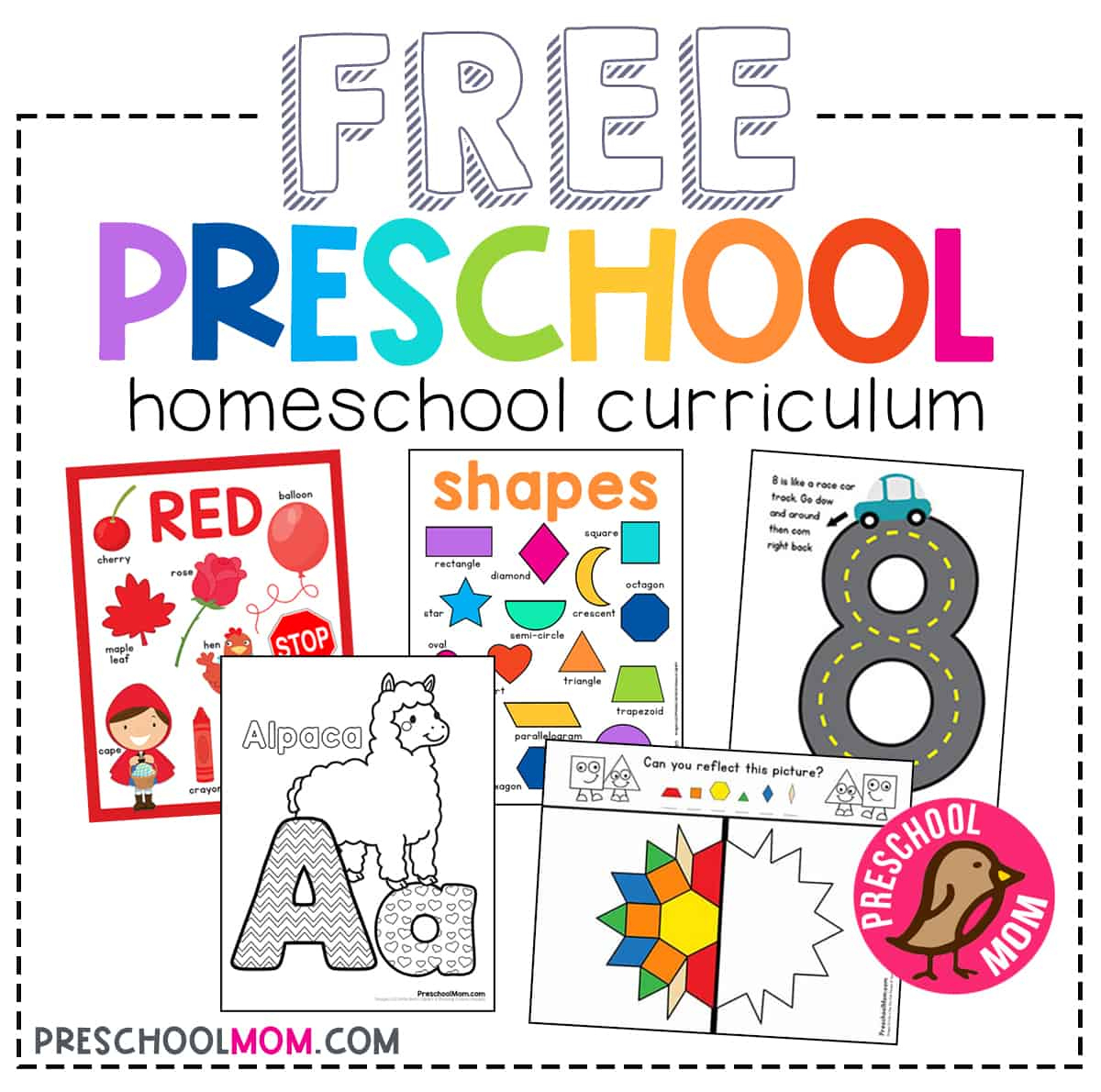 Free Printable Preschool Worksheets - Preschool Mom for Free Printable Preschool Activity Worksheets