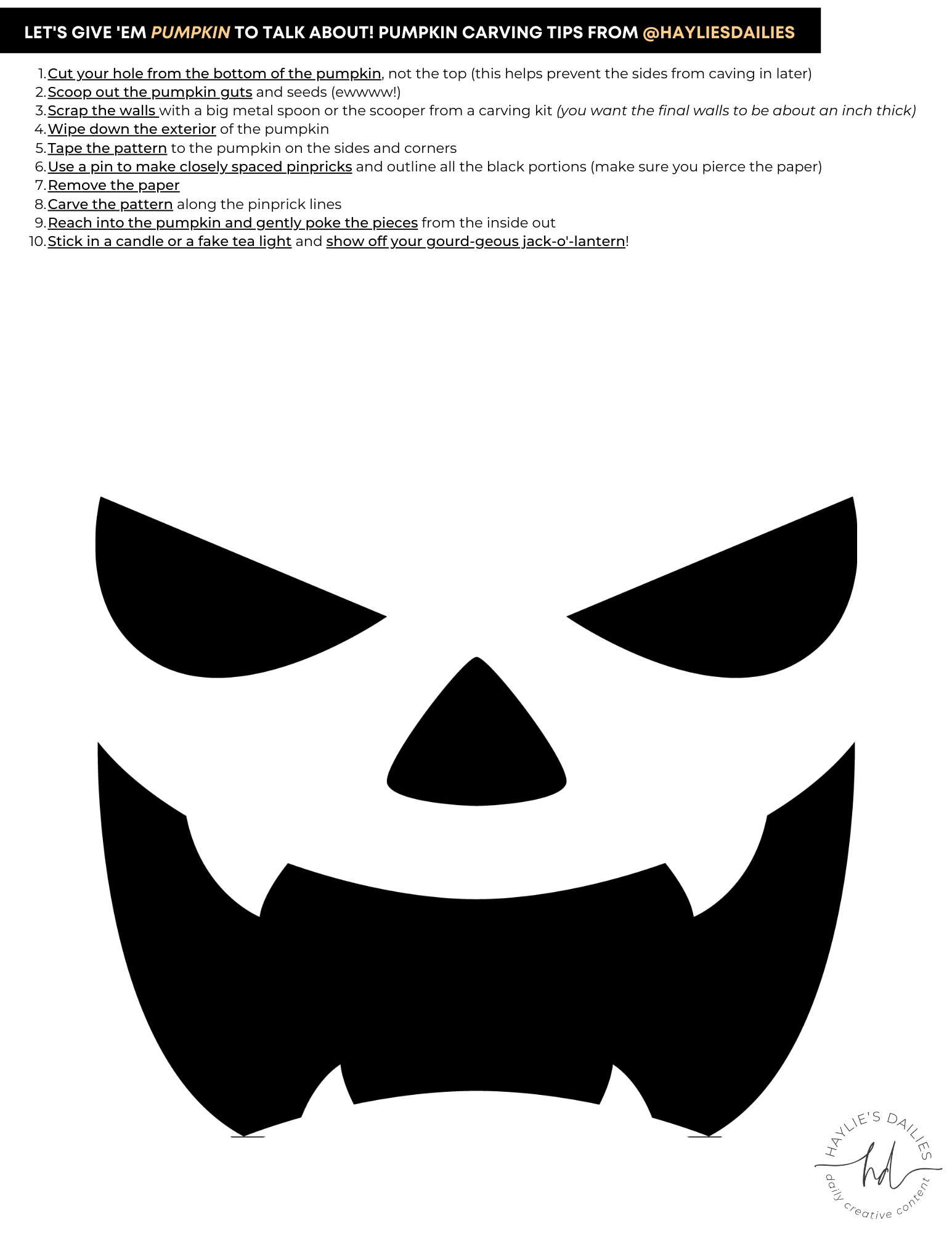 Free Printable Pumpkin Carving Patterns For The Most Boo-Tiful inside Jack O Lantern Templates Printable