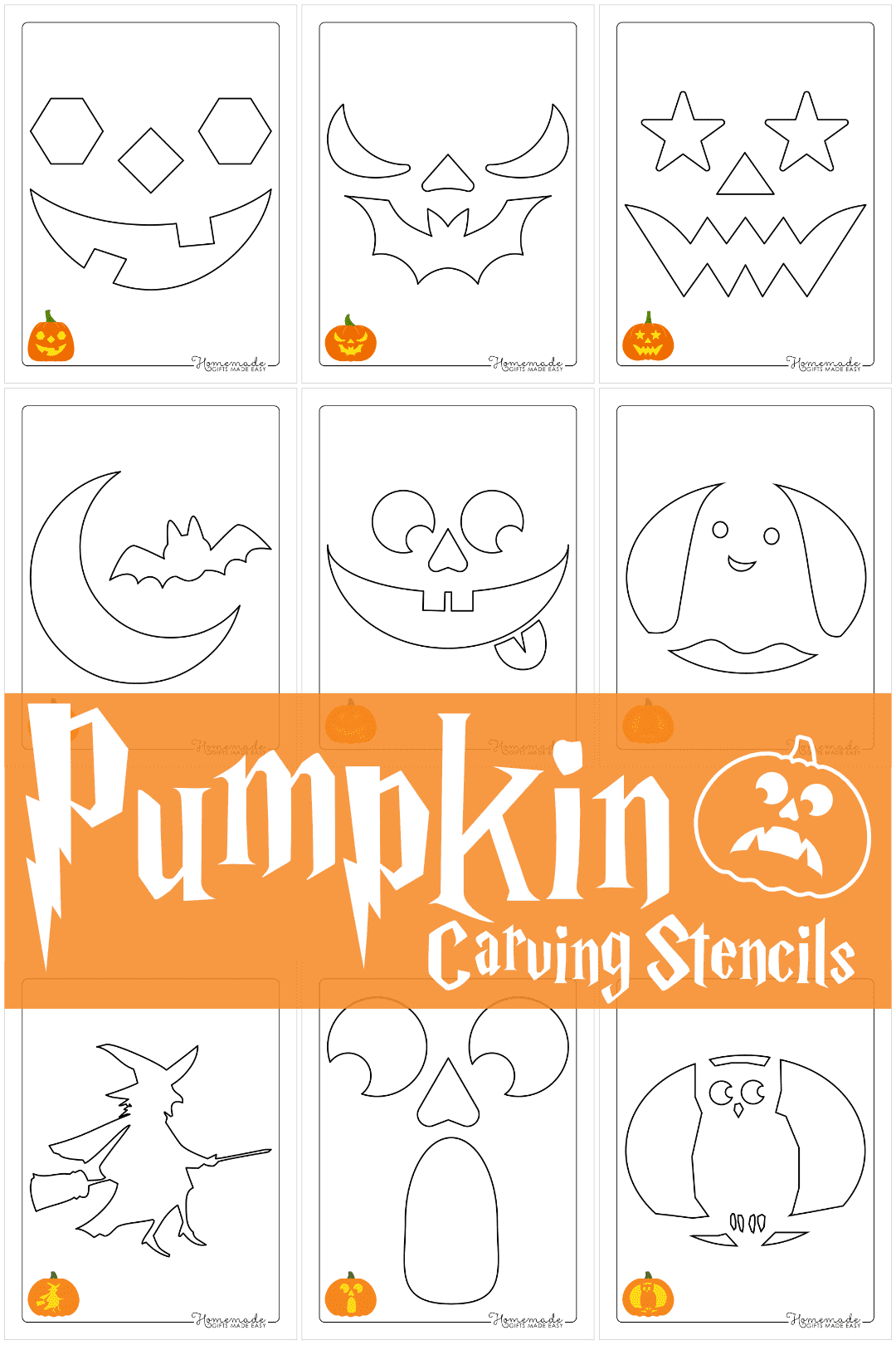 Free Printable Pumpkin Carving Stencils &amp;amp; Templates For Halloween inside Jack O Lantern Templates Free Printable